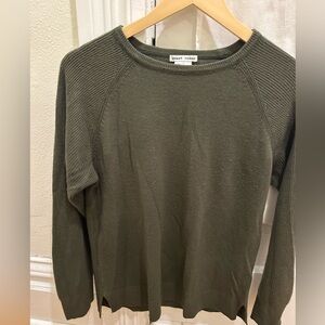 Sweet Romeo Sweater Olive Green Sz XS